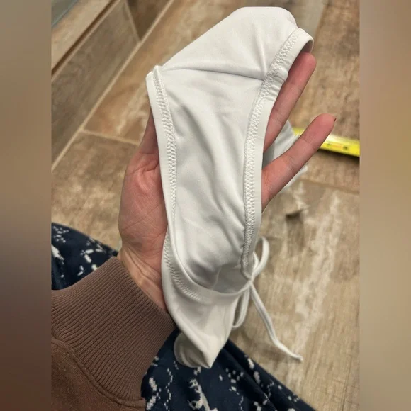 J.Crew Heritage hipster string bikini bottom in white - Picture 9 of 10